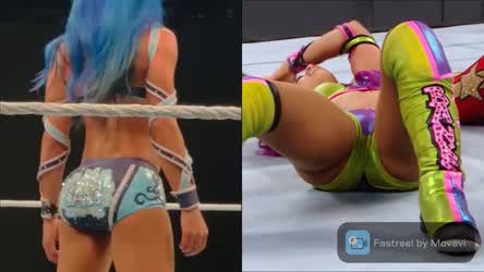 sasha banks.....ass in your face or pussy?