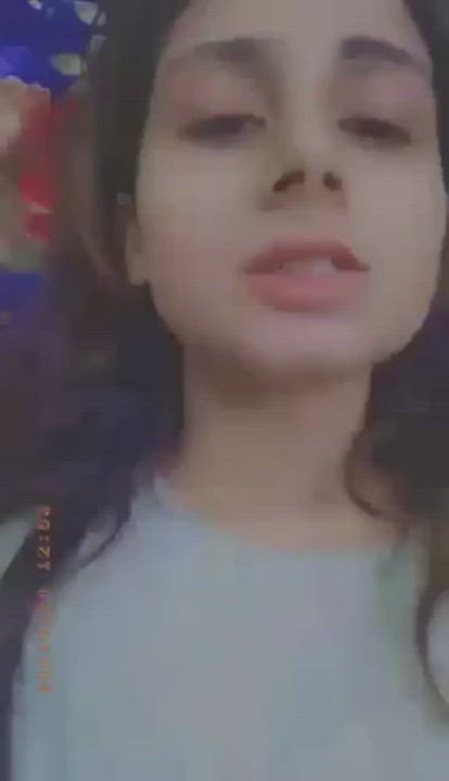 Gorgeous Paki Babe Can't Resist Moaning while Masturbating (Intense Facial Expressions)