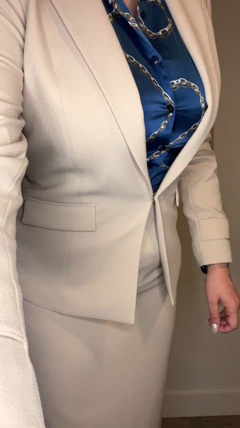 Your favorite Satin Fetish Wife is back after a vacation with a brand new suit!