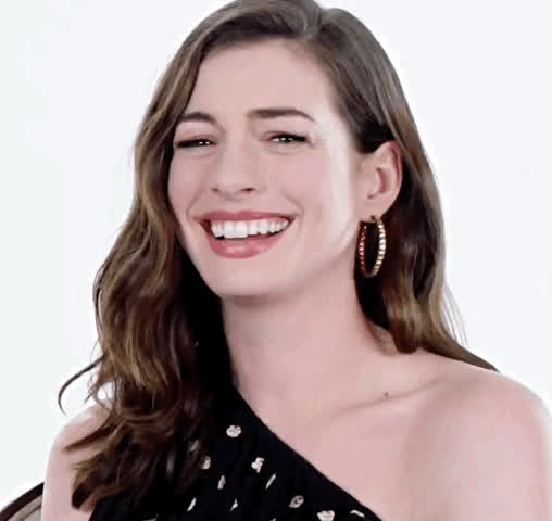 Anne Hathaway Celebrity Laughing clip