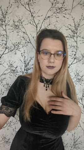 Would you suck my perky goth milkers?