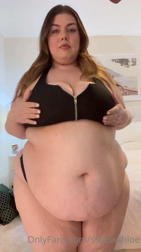 bbw brunette chubby lingerie underwear clip