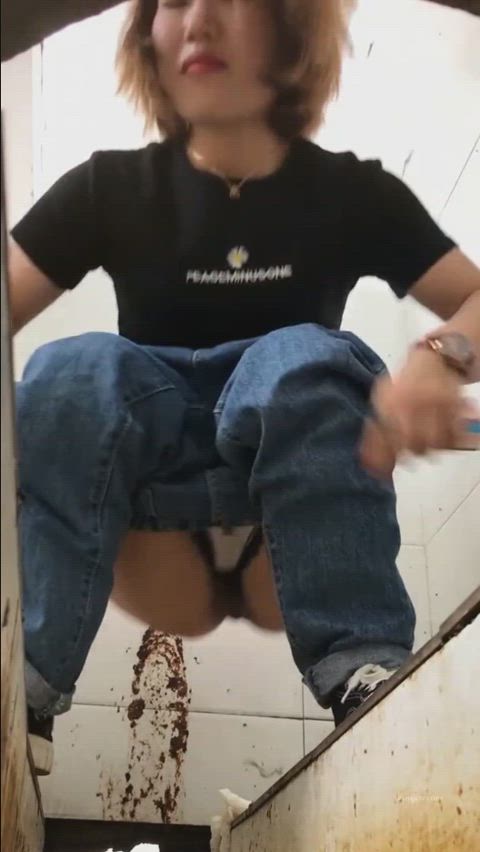 asian chinese toilet clip