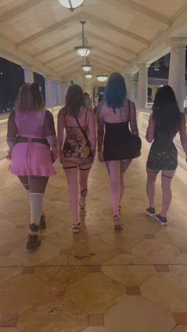 Flashing on the Vegas strip