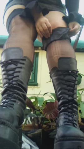 Ass Boots Stockings clip