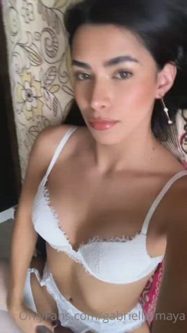 amateur big dick big tits brazilian brunette foreskin lingerie onlyfans trans clip