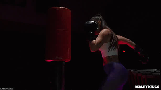 Fitness Gym Kelsi Monroe Latina Tights Workout Yoga Pants clip