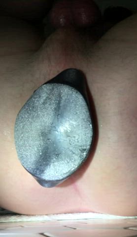 Anal gape from butt plug