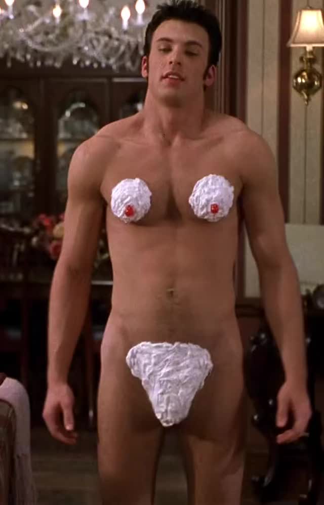 Chris Evans naked whipped cream - Not Another Teen Movie (2001)