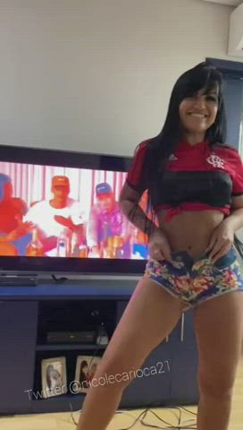 brazilian dancing tanlines clip