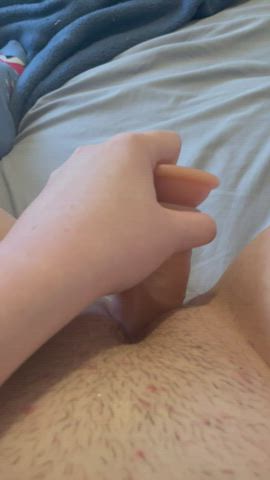My first time with 9.5 dildo