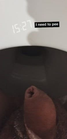 Naked Pee Peeing Penis Piss Pissing Toilet Uncut clip