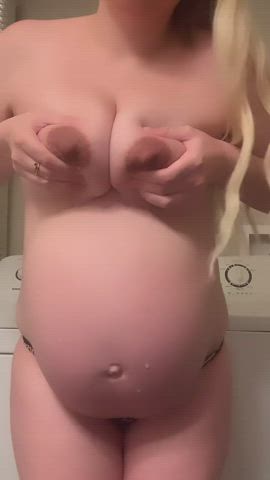 🥛💦I get excited, knowing my tits very soon are gonna be so much bigger &amp;