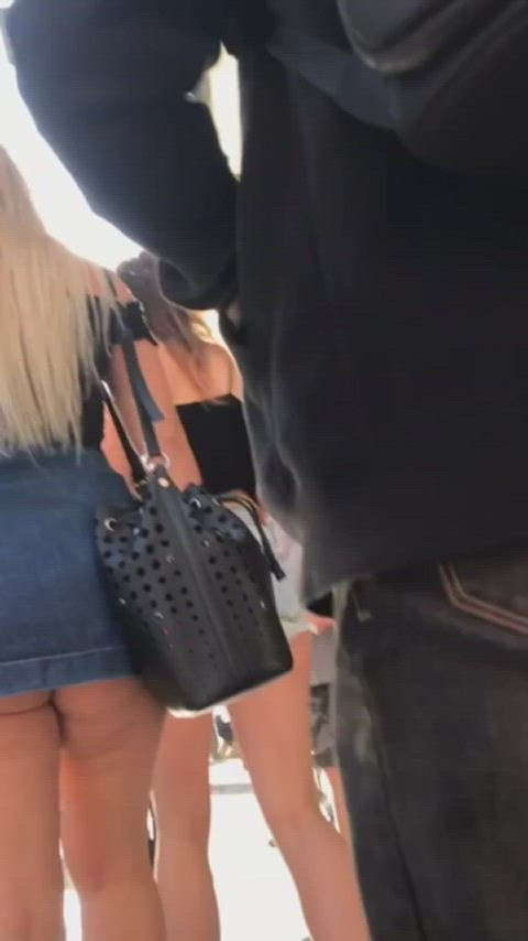 ass exhibitionist spy teen upskirt voyeur walking clip