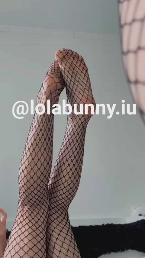 Ass Blonde Bubble Butt Soles Slim fishnet