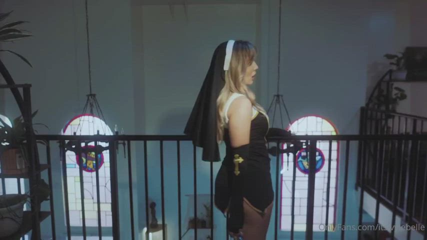 OnlyFans - Ivy Lebelle &amp; Lena Paul - Naughty Nuns Threesome