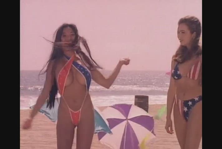 Asian Beach Bikini Dancing clip