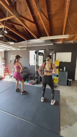 Spandex Victoria Justice Workout clip