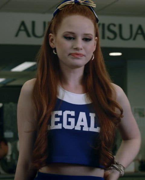 celebrity cheerleader female madelaine petsch clip