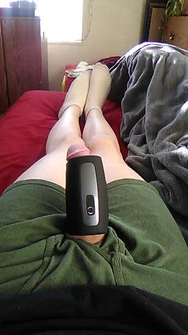 femboy male masturbation penis sex toy clip