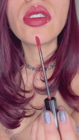booty latina lips lipstick fetish clip