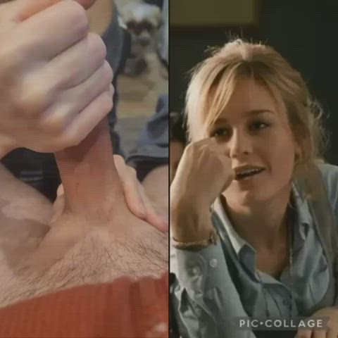 brie larson cumshot jerk off clip