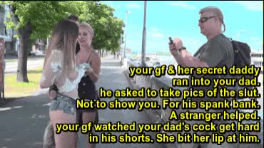 Voyeur Dad catches your slut girlfriend & her secret daddy
