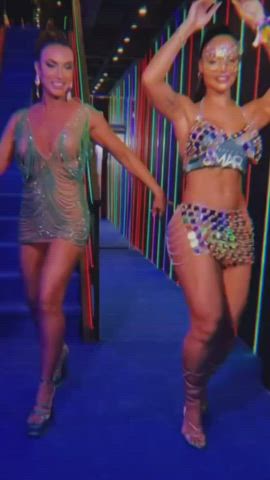 big ass big tits brazilian brunette celebrity costume dancing heels thick clip