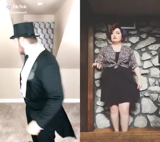 Good Golly! ??? #duet with @littleredtop #dance #dancing #suit #tophat #suave #smart