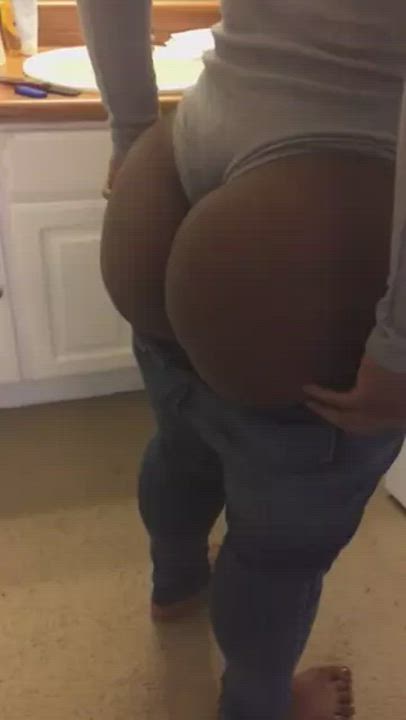 Big Ass Ebony Jeans clip
