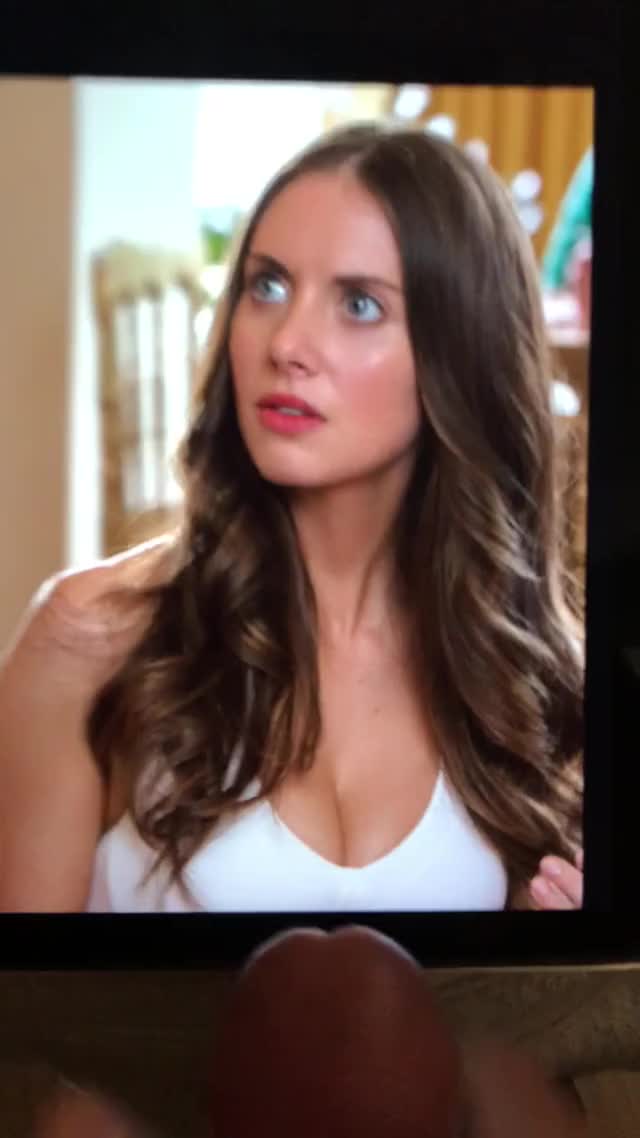 Alison Brie Cum Tribute with Slow-mo