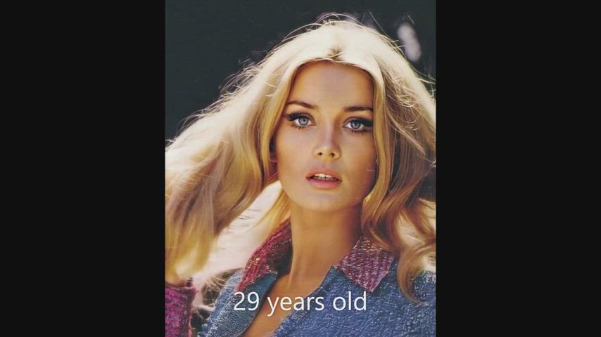 Vintage Stunner Barbara Bouchet, with an older guy, 19 years age difference