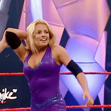 blonde canadian trish stratus wrestling clip
