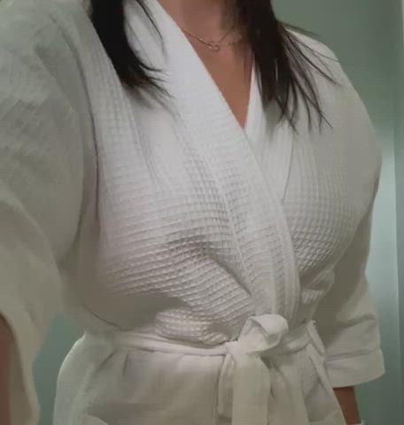 Naughty wife ✅ MILF ✅ slutty robe reveal just for you