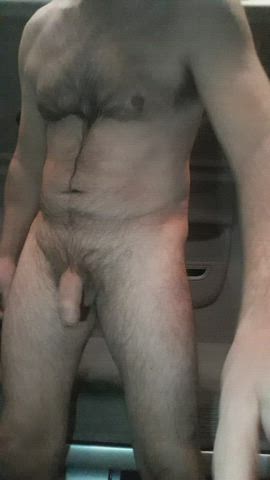 Waggle then easing back my foreskin for you (50's)