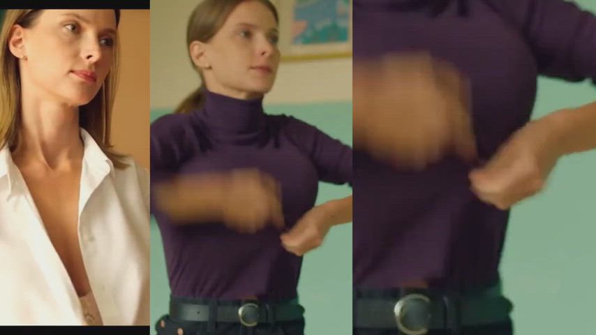 celebrity flashing russian split screen porn clip