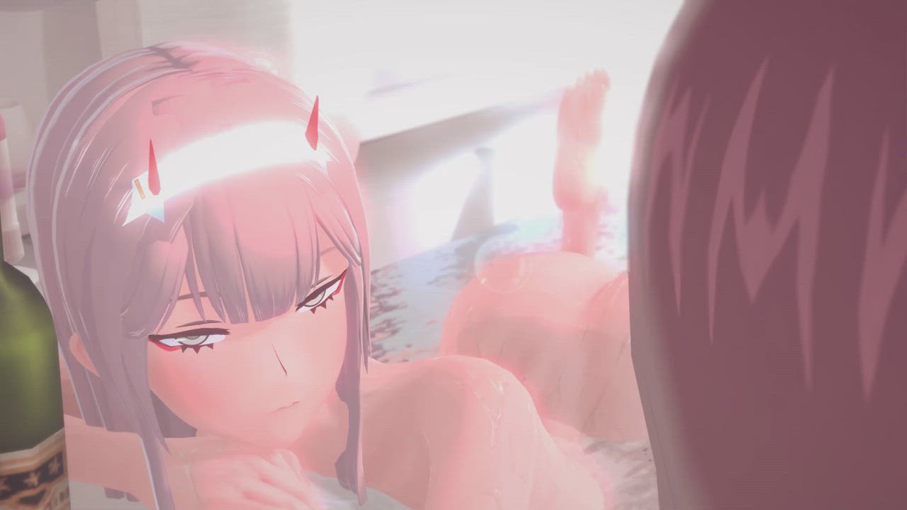 3D Bath Hentai Pink Redhead clip