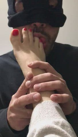 Feet Fetish Feet Licking Foot Worship Porn GIF by caramelofeet