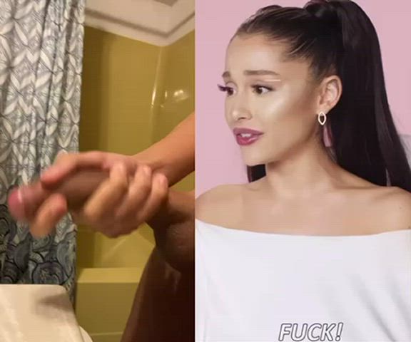 Ariana Grande and my cock