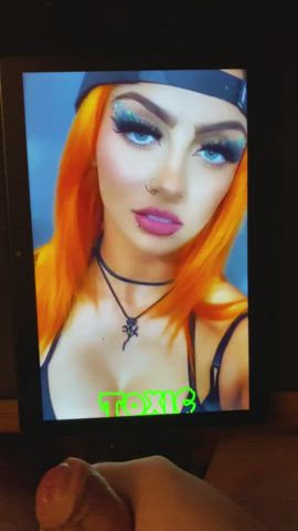 I had to cum on Gigi’s tits as soon as I saw this video