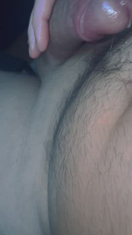 My precum lubes me up!