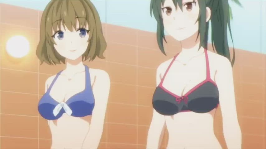 He brought his harem to the pool [Oresuki]