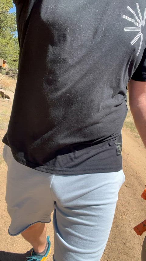 big dick bulge outdoor clip