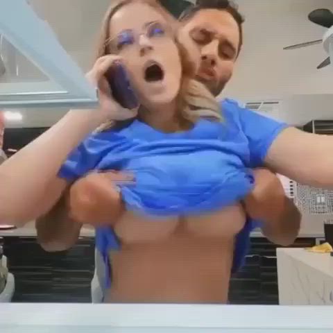 Ass Big Tits Blonde Cheating Groping clip