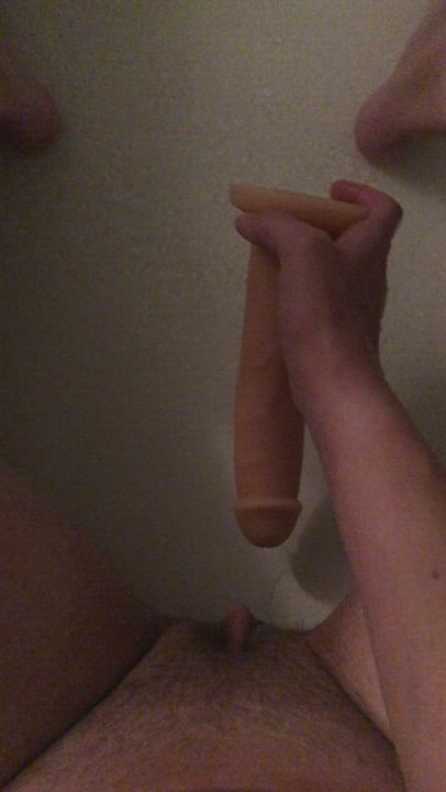 Pissing all over my dildo while I fuck my cunt makes me so hard.