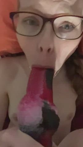 dildo fantasy glasses huge dildo stretched clip