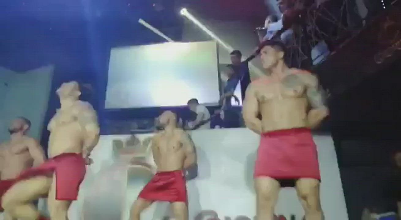 Cock Dancing Gay Hispanic Stripper Strippers clip