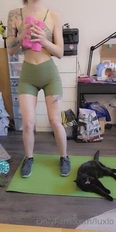 ass fitness tits clip