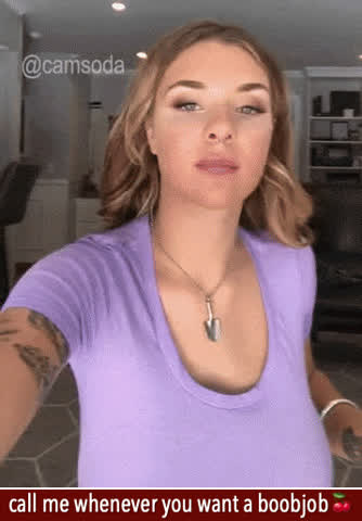 Blonde Braless Caption Flashing Funny Porn Gabbie Carter Huge Tits Teen Webcam clip