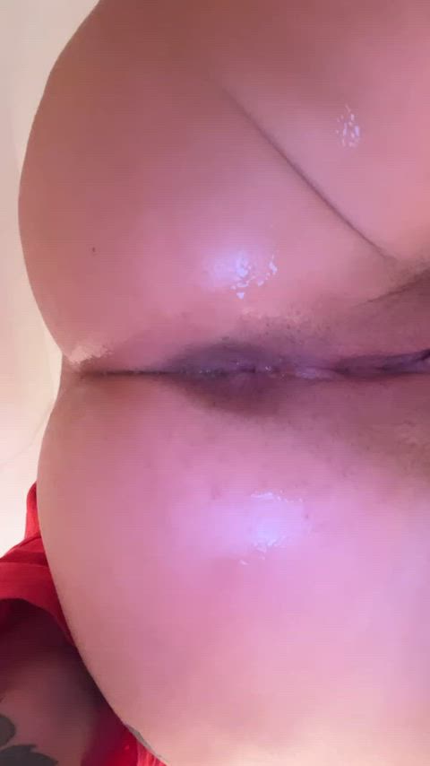 Pushing out a huge load of cum from my ass 😊 (f) PART 2 --- part 1 was way better